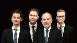 v.l.n.r Jakob Schall, Zhora Sargsyan, Gustav Frielinghaus, Sào Soulez Larivière (© Foto Jakob Tillmann)
